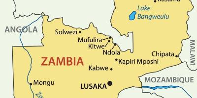 Peta kitwe Zambia